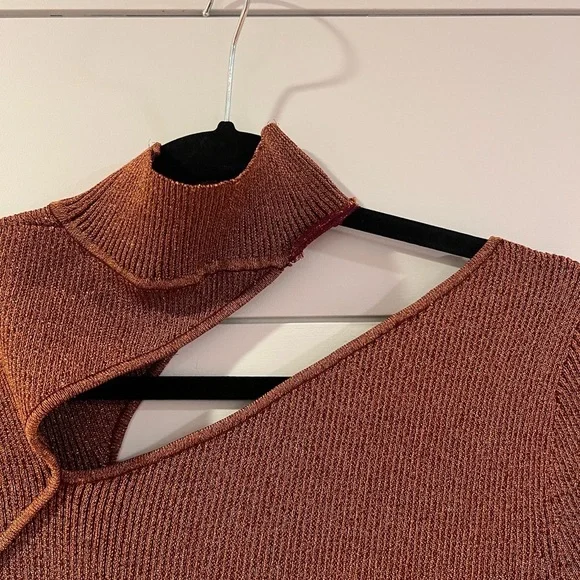 Cult Gaia cut out jet mini dress, beautiful brown color, XS - Picture 6 of 10